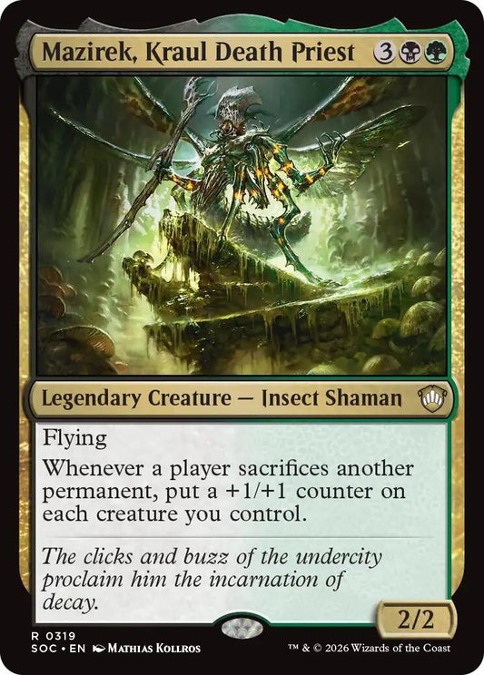 Image for Mazirek, Kraul Death Priest (319) (Commander: Secrets of Strixhaven) - Magic: The Gathering