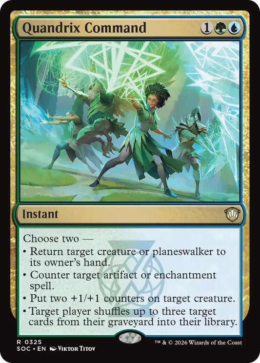 Image for Quandrix Command (325) (Commander: Secrets of Strixhaven) - Magic: The Gathering