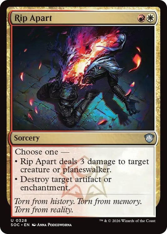 Image for Rip Apart (328) (Commander: Secrets of Strixhaven) - Magic: The Gathering