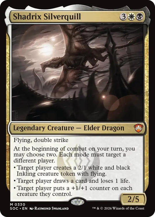 Image for Shadrix Silverquill (330) (Commander: Secrets of Strixhaven) - Magic: The Gathering