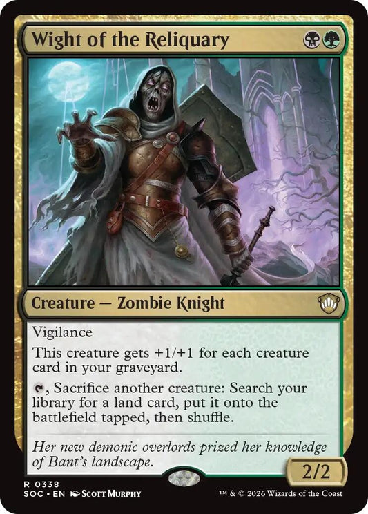 Image for Wight of the Reliquary (338) (Commander: Secrets of Strixhaven) - Magic: The Gathering