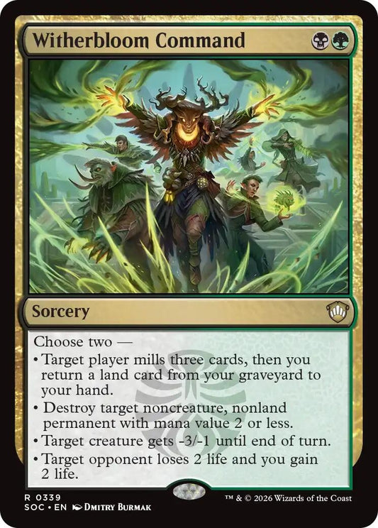 Image for Witherbloom Command (339) (Commander: Secrets of Strixhaven) - Magic: The Gathering