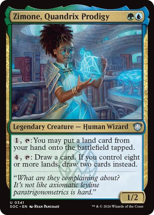 Image for Zimone, Quandrix Prodigy (341) (Commander: Secrets of Strixhaven) - Magic: The Gathering