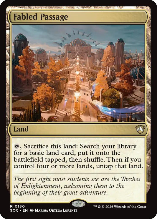 Image for Fabled Passage (130) (Commander: Secrets of Strixhaven) - Magic: The Gathering