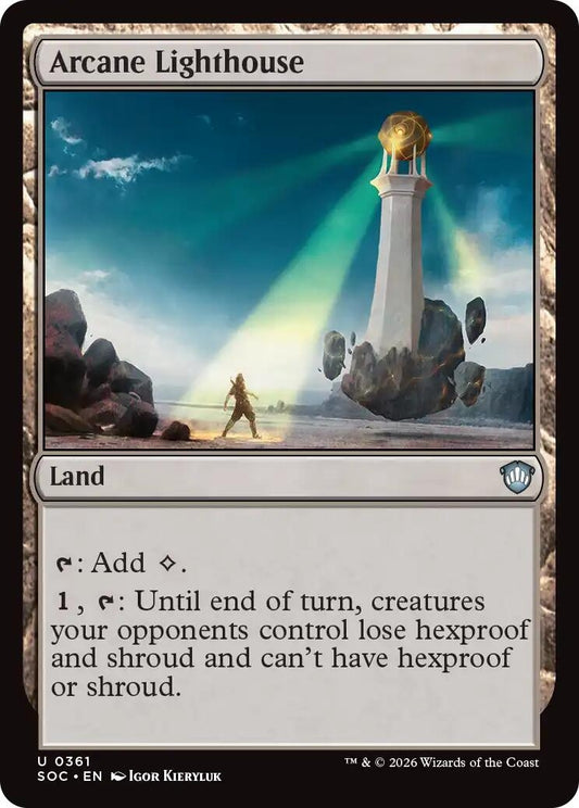 Image for Arcane Lighthouse (361) (Commander: Secrets of Strixhaven) - Magic: The Gathering