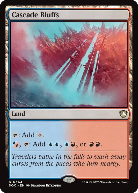 Image for Cascade Bluffs (364) (Commander: Secrets of Strixhaven) - Magic: The Gathering