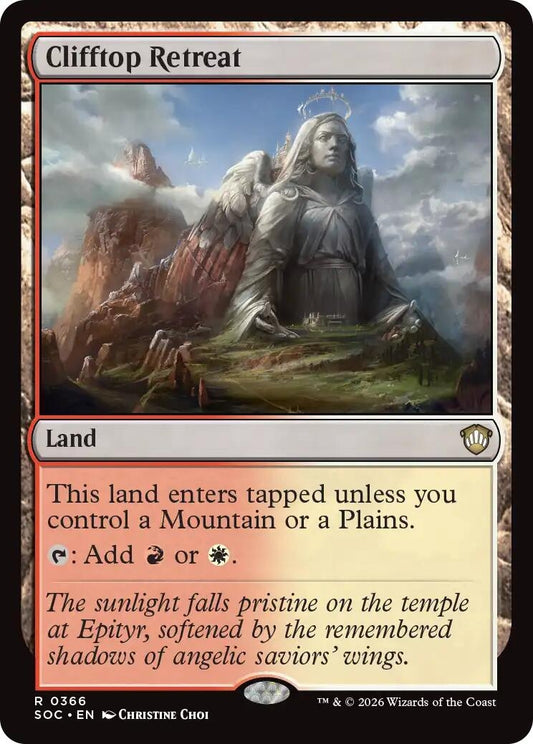 Image for Clifftop Retreat (366) (Commander: Secrets of Strixhaven) - Magic: The Gathering