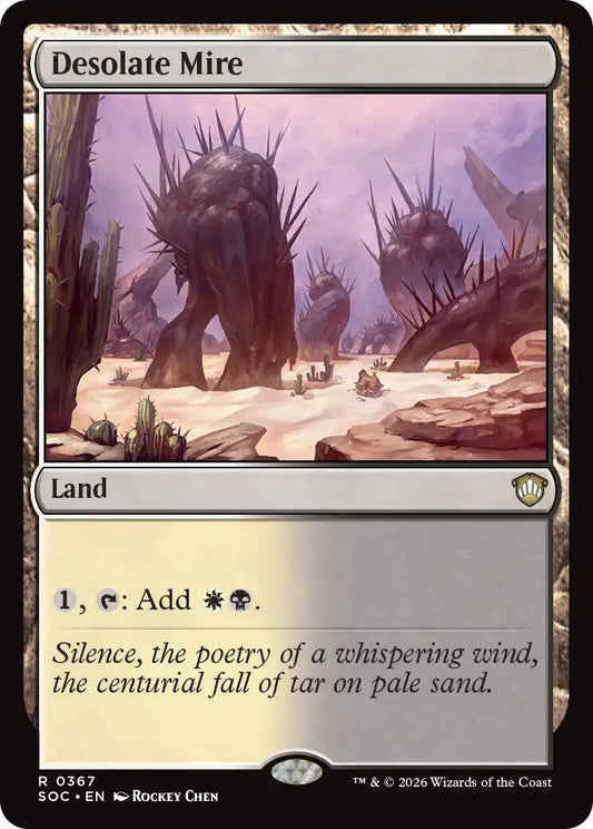 Image for Desolate Mire (367) (Commander: Secrets of Strixhaven) - Magic: The Gathering