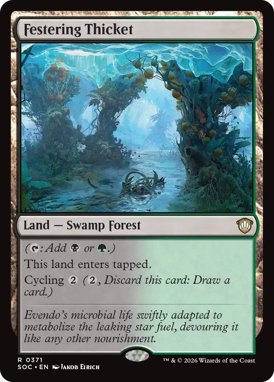 Image for Festering Thicket (371) (Commander: Secrets of Strixhaven) - Magic: The Gathering