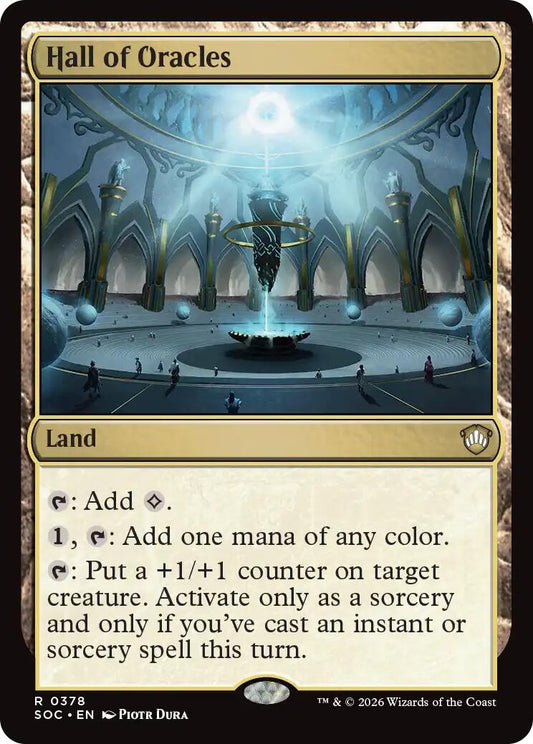 Image for Hall of Oracles (378) (Commander: Secrets of Strixhaven) - Magic: The Gathering