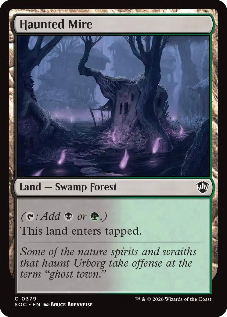 Image for Haunted Mire (379) (Commander: Secrets of Strixhaven) - Magic: The Gathering