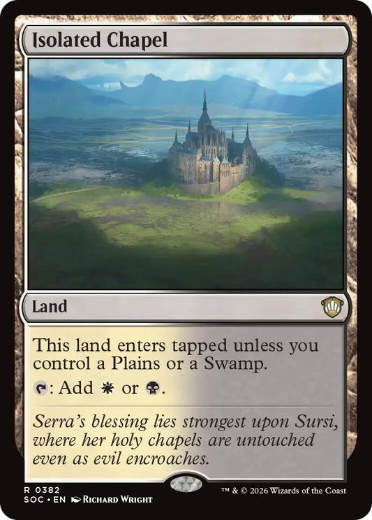 Image for Isolated Chapel (382) (Commander: Secrets of Strixhaven) - Magic: The Gathering