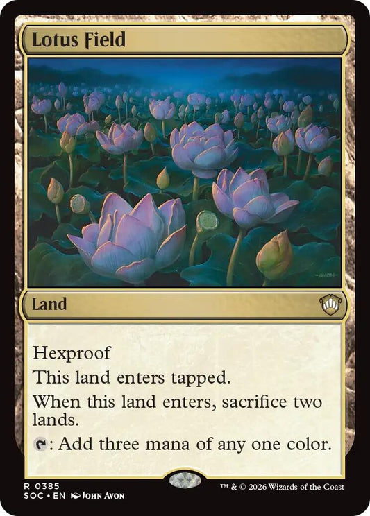 Image for Lotus Field (385) (Commander: Secrets of Strixhaven) - Magic: The Gathering