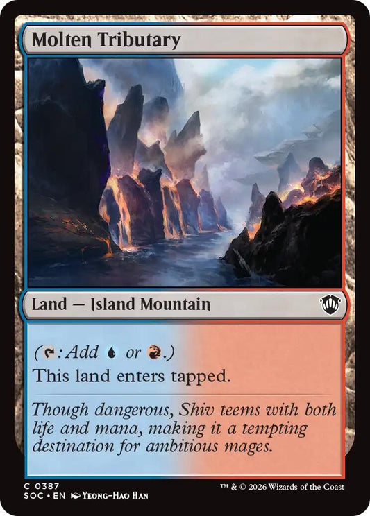 Image for Molten Tributary (387) (Commander: Secrets of Strixhaven) - Magic: The Gathering