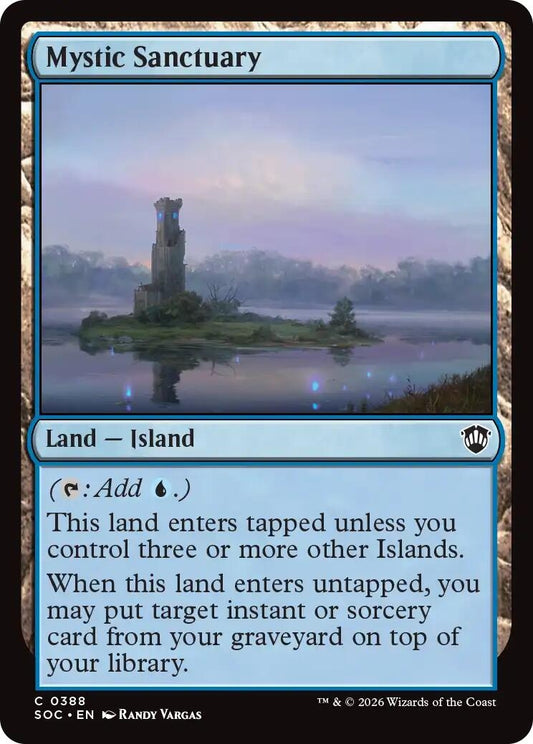 Image for Mystic Sanctuary (388) (Commander: Secrets of Strixhaven) - Magic: The Gathering