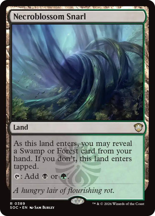 Image for Necroblossom Snarl (389) (Commander: Secrets of Strixhaven) - Magic: The Gathering
