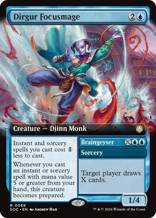 Image for Dirgur Focusmage (Extended Art) (68) (Commander: Secrets of Strixhaven) - Magic: The Gathering