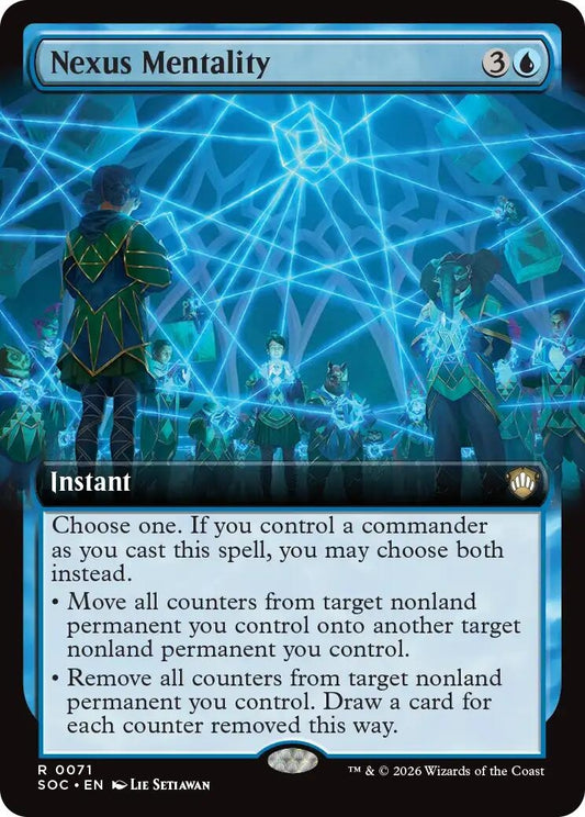 Image for Nexus Mentality (Extended Art) (71) (Commander: Secrets of Strixhaven) - Magic: The Gathering