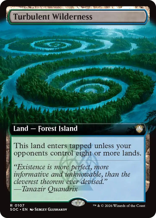 Image for Turbulent Wilderness (Extended Art) (107) (Commander: Secrets of Strixhaven) - Magic: The Gathering