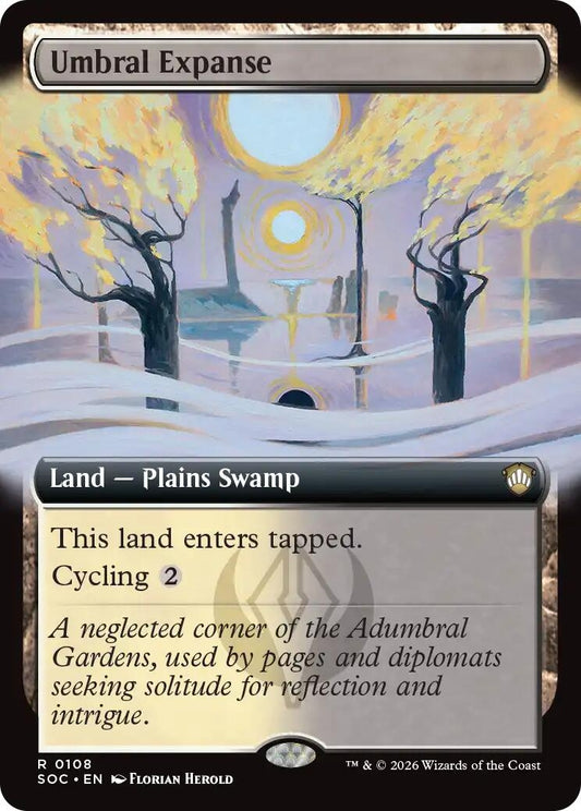 Image for Umbral Expanse (Extended Art) (108) (Commander: Secrets of Strixhaven) - Magic: The Gathering