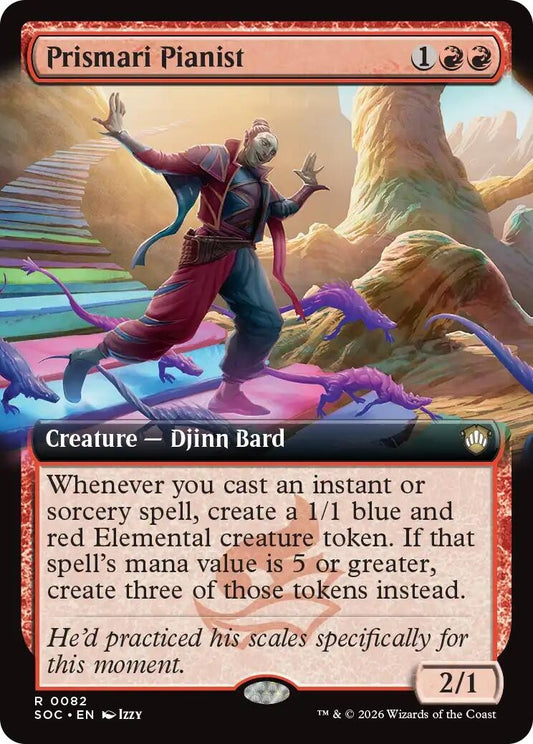 Image for Prismari Pianist (Extended Art) (82) (Commander: Secrets of Strixhaven) - Magic: The Gathering