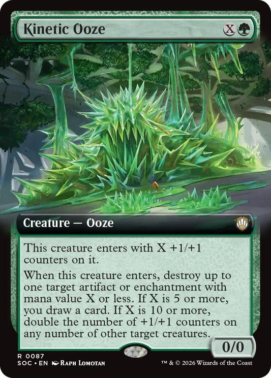 Image for Kinetic Ooze (Extended Art) (87) (Commander: Secrets of Strixhaven) - Magic: The Gathering