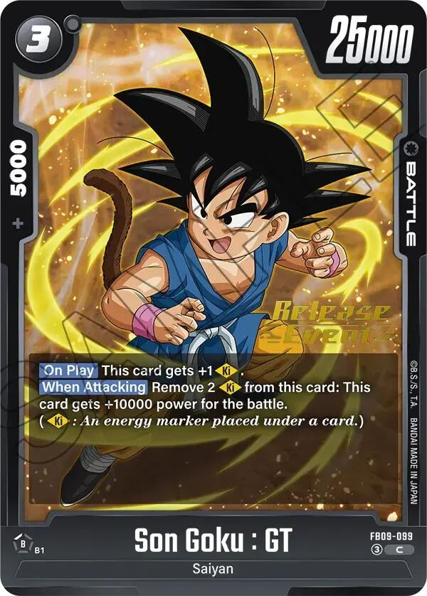 Image for Son Goku : GT - FB09-099 (FB09-099) (Dual Evolution Release Event Cards) (FB09_PR) - Dragon Ball Super: Fusion World