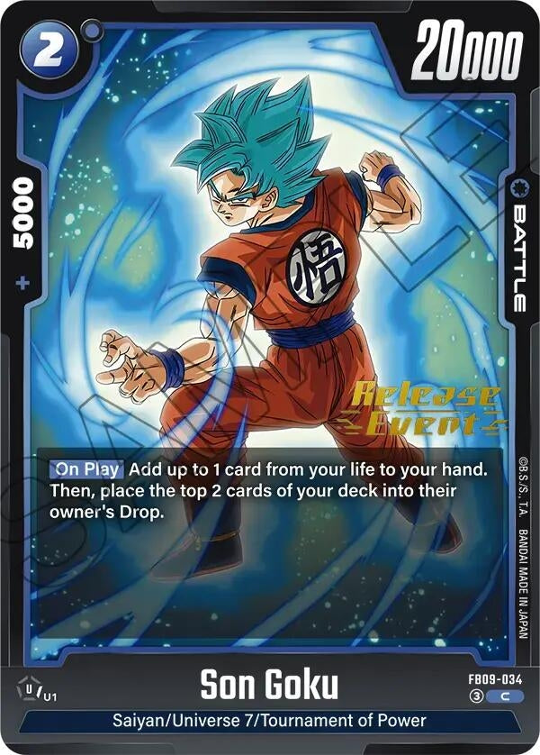 Image for Son Goku - FB09-034 (FB09-034) (Dual Evolution Release Event Cards) (FB09_PR) - Dragon Ball Super: Fusion World