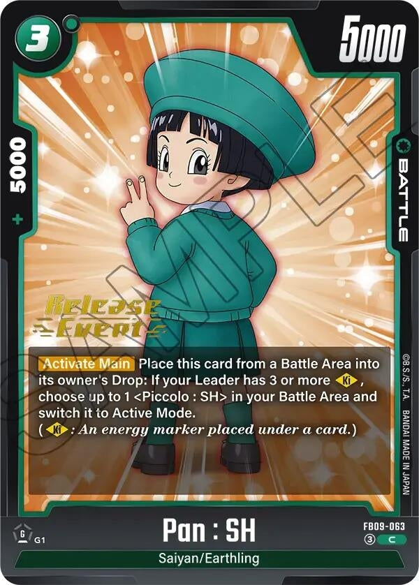 Image for Pan : SH - FB09-063 (FB09-063) (Dual Evolution Release Event Cards) (FB09_PR) - Dragon Ball Super: Fusion World