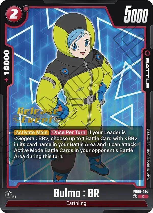 Image for Bulma : BR (FB09-014) (Dual Evolution Release Event Cards) (FB09_PR) - Dragon Ball Super: Fusion World