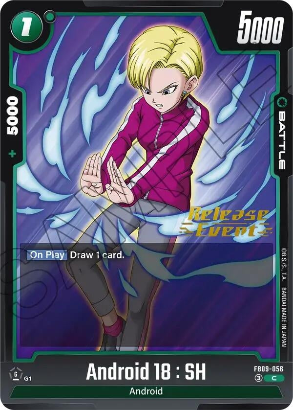 Image for Android 18 : SH (FB09-056) (Dual Evolution Release Event Cards) (FB09_PR) - Dragon Ball Super: Fusion World
