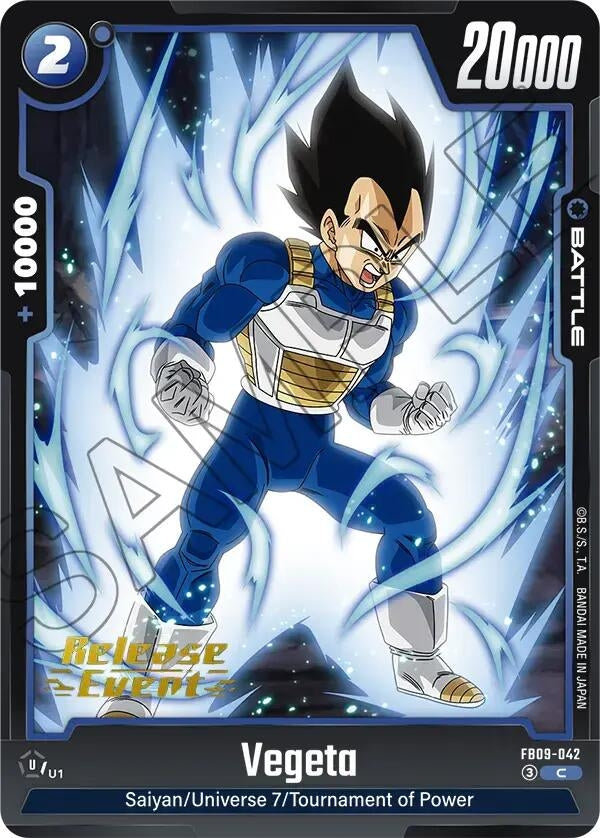 Image for Vegeta - FB09-042 (FB09-042) (Dual Evolution Release Event Cards) (FB09_PR) - Dragon Ball Super: Fusion World