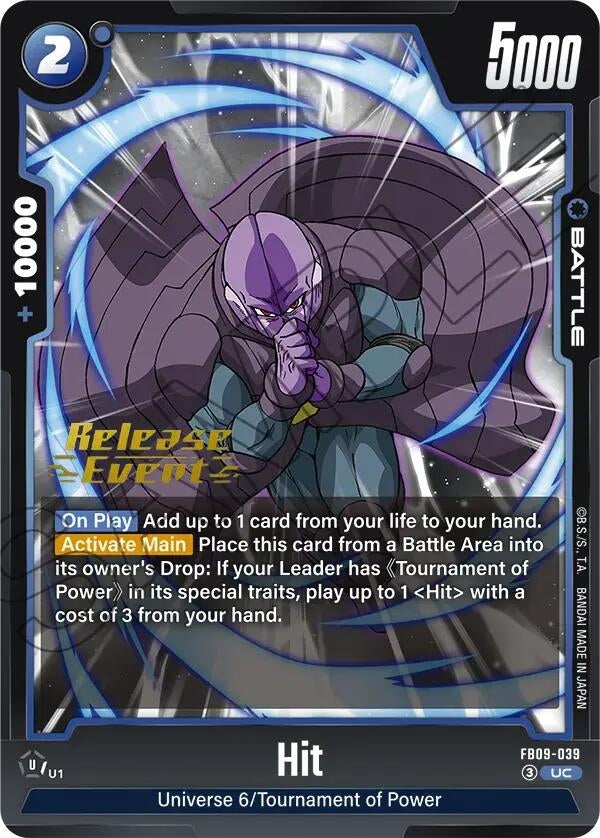 Image for Hit (FB09-039) (Dual Evolution Release Event Cards) (FB09_PR) - Dragon Ball Super: Fusion World