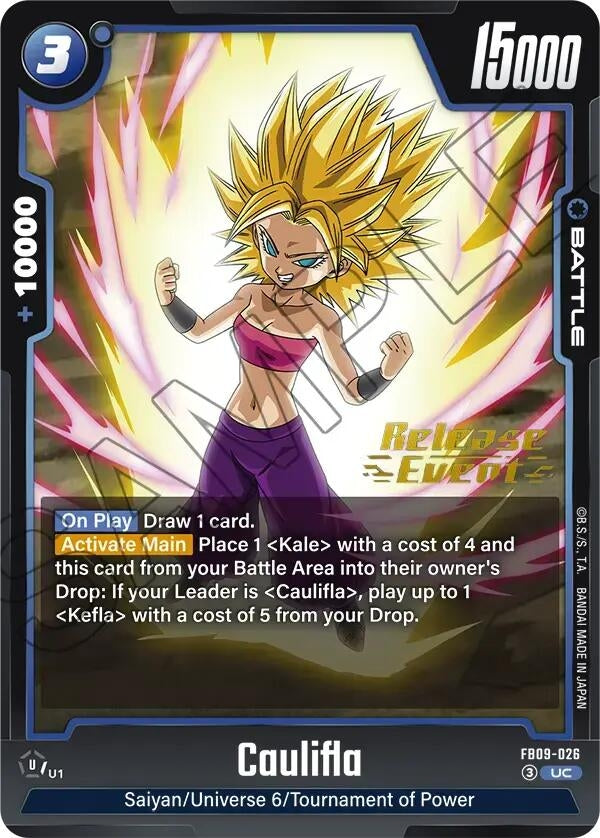 Image for Caulifla (FB09-026) (Dual Evolution Release Event Cards) (FB09_PR) - Dragon Ball Super: Fusion World
