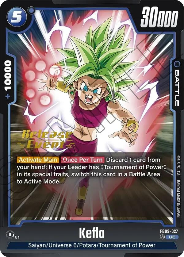 Image for Kefla - FB09-027 (FB09-027) (Dual Evolution Release Event Cards) (FB09_PR) - Dragon Ball Super: Fusion World