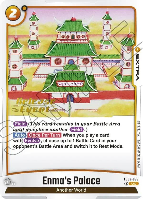 Image for Enma's Palace (FB09-095) (Dual Evolution Release Event Cards) (FB09_PR) - Dragon Ball Super: Fusion World