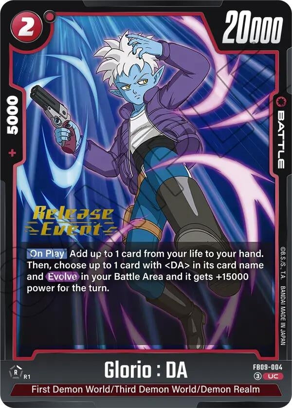 Image for Glorio : DA (FB09-004) (Dual Evolution Release Event Cards) (FB09_PR) - Dragon Ball Super: Fusion World