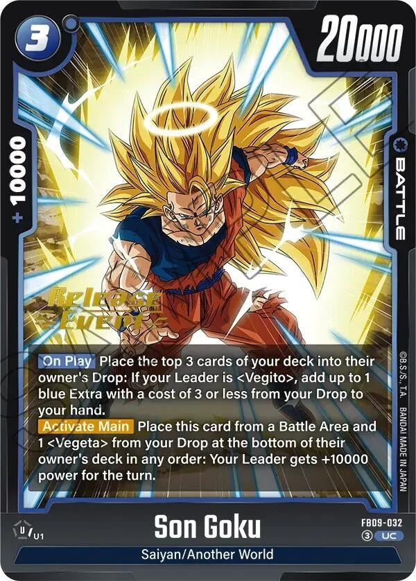 Image for Son Goku - FB09-032 (FB09-032) (Dual Evolution Release Event Cards) (FB09_PR) - Dragon Ball Super: Fusion World