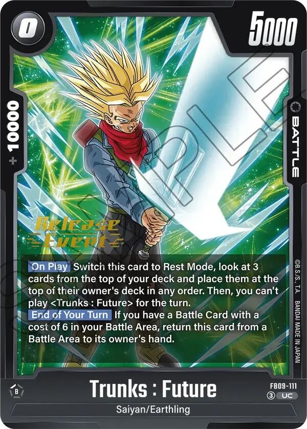 Image for Trunks : Future (FB09-111) (Dual Evolution Release Event Cards) (FB09_PR) - Dragon Ball Super: Fusion World
