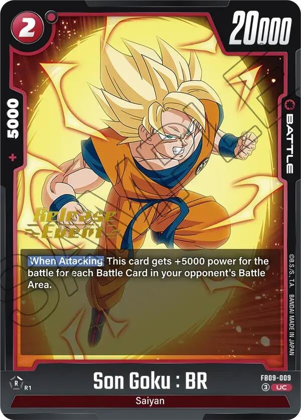 Image for Son Goku : BR - FB09-009 (FB09-009) (Dual Evolution Release Event Cards) (FB09_PR) - Dragon Ball Super: Fusion World