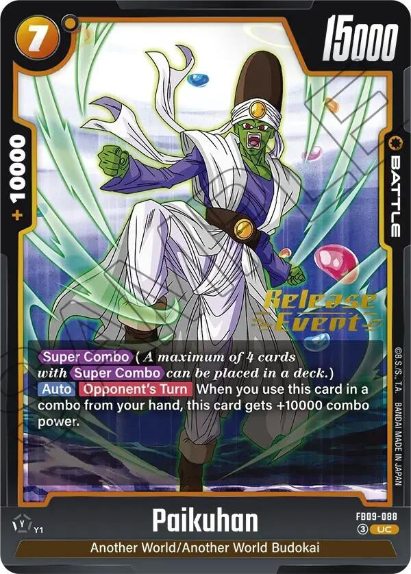 Image for Paikuhan - FB09-088 (FB09-088) (Dual Evolution Release Event Cards) (FB09_PR) - Dragon Ball Super: Fusion World