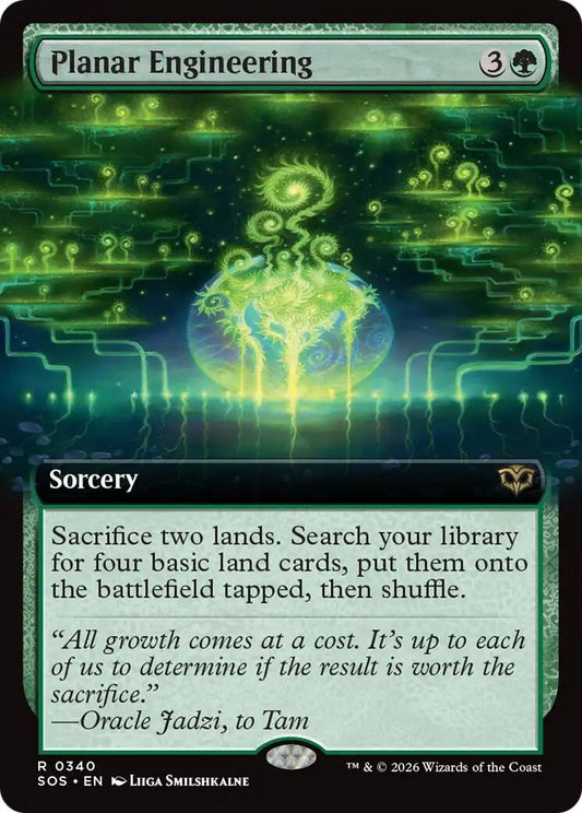 Image for Planar Engineering (Extended Art) (340) (Secrets of Strixhaven) - Magic: The Gathering