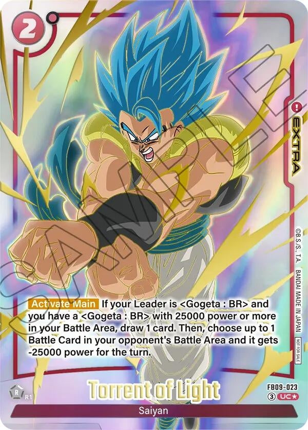 Image for Torrent of Light (Limited Pack 26-27 WAVE1) (FB09-023) (Tournament and Championship Promos) (DBSFW_TPR) - Dragon Ball Super: Fusion World