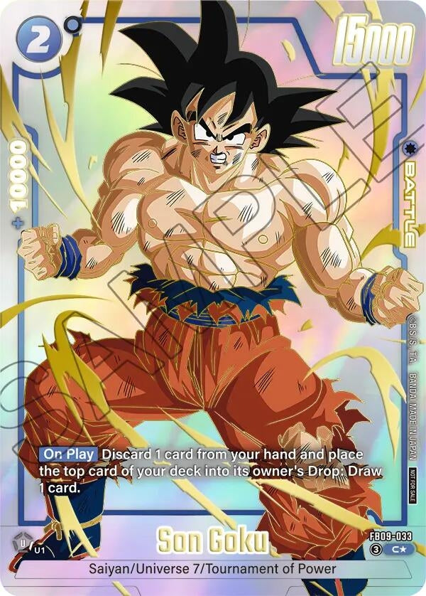 Image for Son Goku - FB09-033 (Limited Pack 26-27 WAVE1) (FB09-033) (Tournament and Championship Promos) (DBSFW_TPR) - Dragon Ball Super: Fusion World