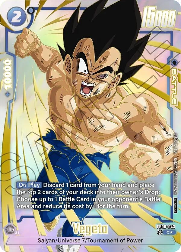 Image for Vegeta - FB09-043 (FB09-043) (Tournament and Championship Promos) (DBSFW_TPR) - Dragon Ball Super: Fusion World
