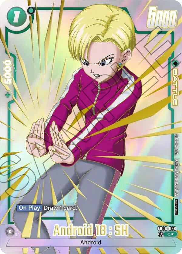 Image for Android 18 : SH (Limited Pack 26-27 WAVE1) (FB09-056) (Tournament and Championship Promos) (DBSFW_TPR) - Dragon Ball Super: Fusion World