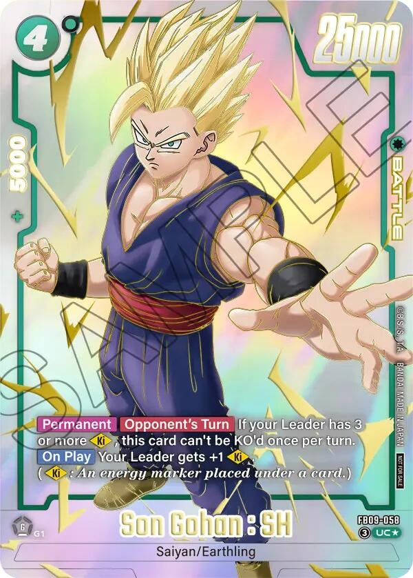 Image for Son Gohan : SH - FB09-058 (Limited Pack 26-27 WAVE1) (FB09-058) (Tournament and Championship Promos) (DBSFW_TPR) - Dragon Ball Super: Fusion World