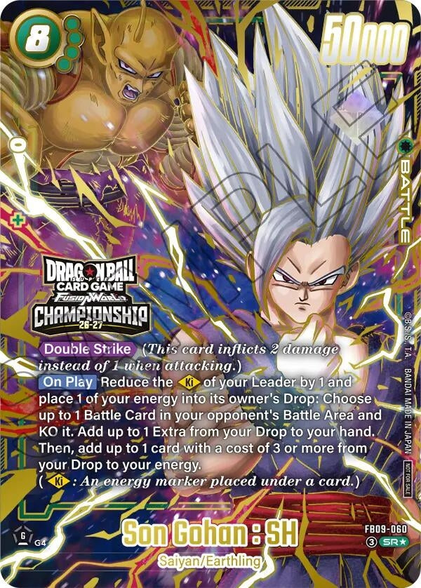 Image for Son Gohan : SH - FB09-060 (Championship 26-27) (FB09-060) (Tournament and Championship Promos) (DBSFW_TPR) - Dragon Ball Super: Fusion World