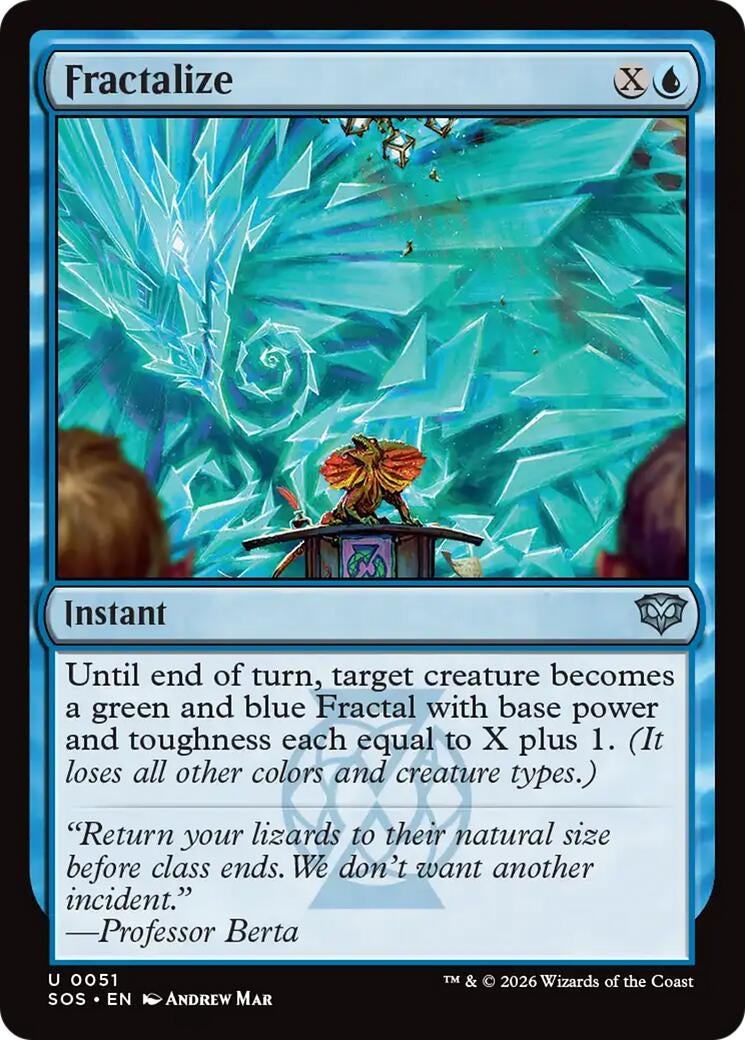 Image for Fractalize (51) (Secrets of Strixhaven) - Magic: The Gathering