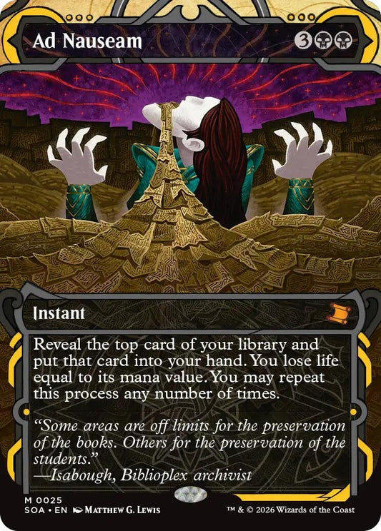 Image for Ad Nauseam (25) (Secrets of Strixhaven: Mystical Archive) - Magic: The Gathering